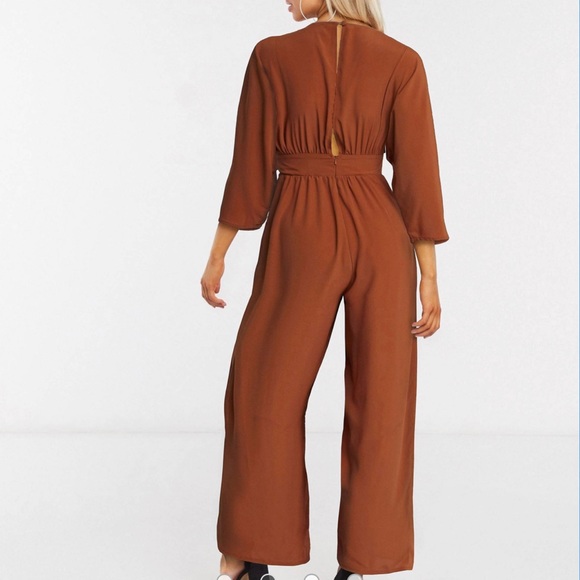 ASOS design kimonos sleeve culottes jumpsuit - Picture 2 of 3